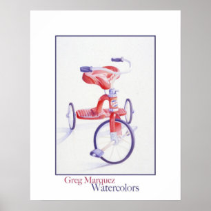 Red Trike Poster