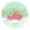 Red Truck Country Christmas Stickers