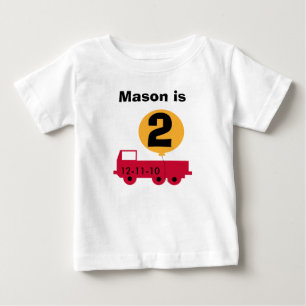 Red Truck Customisable Birthday Tshirts
