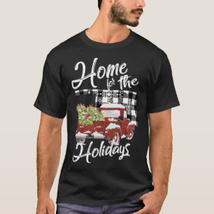 Red Truck Holidays Oklahoma Country Farmhouse Chri T-Shirt