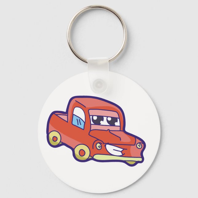 Red Truck Key Ring (Front)