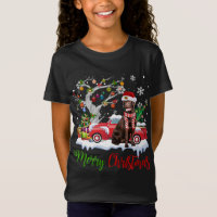Red Truck Merry Christmas Tree Chocolate Labrador