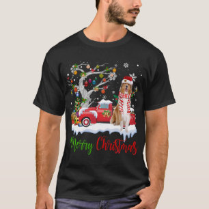 Red Truck Merry Christmas Tree Rough Collie Pajama T-Shirt