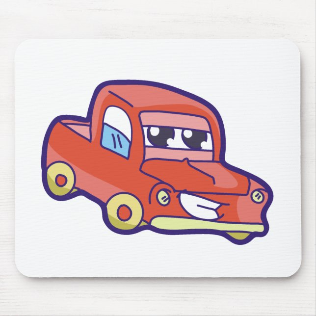Red Truck Mouse Mat (Front)