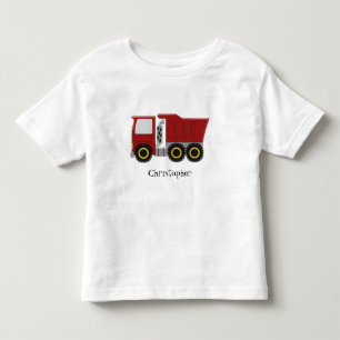 Red Truck Personalised Toddler T-Shirt