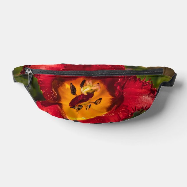 Red tulip bum bags (Lay Down)