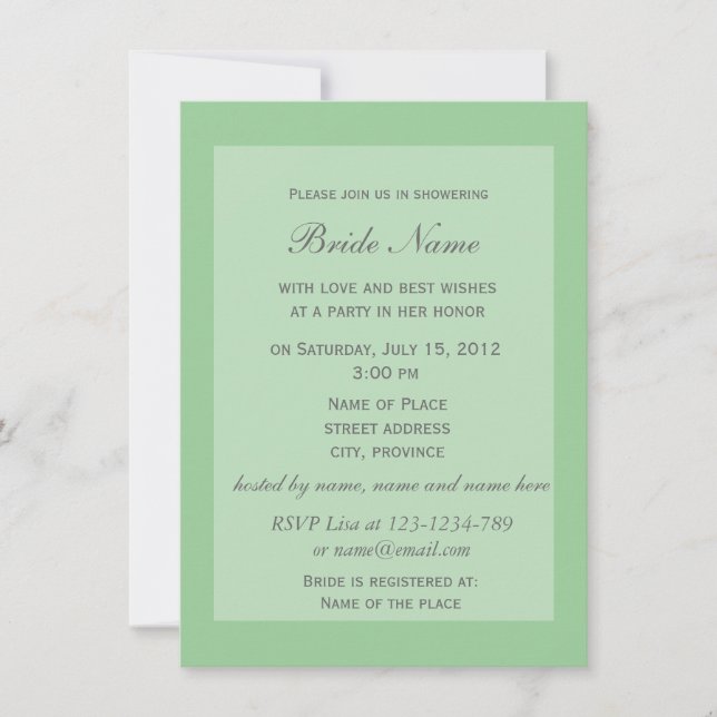 Red tulip flowers bridal shower invitation. invitation (Front)