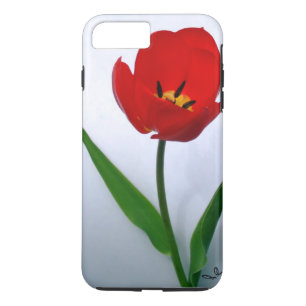 Red Tulip in Full Bloom iPhone 8 Plus/7 Plus Case