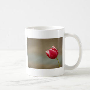 Red tulip mug