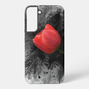 Red Tulip Samsung Galaxy Case