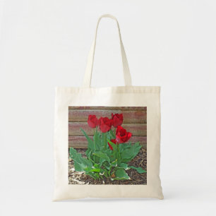 Red Tulips Art Tote Bag