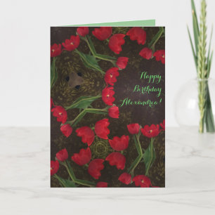 Red Tulip's Birthday Card