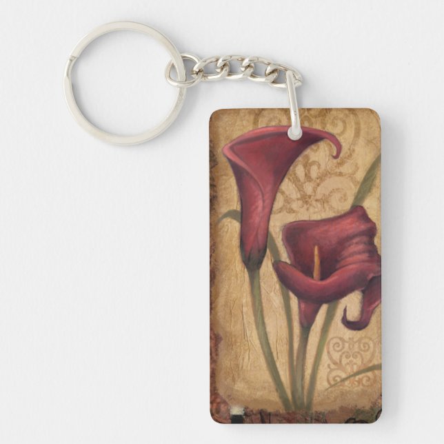 Red Tulips I Key Ring (Front)