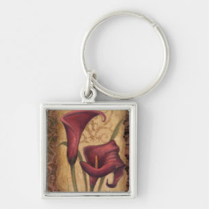 Red Tulips I Key Ring