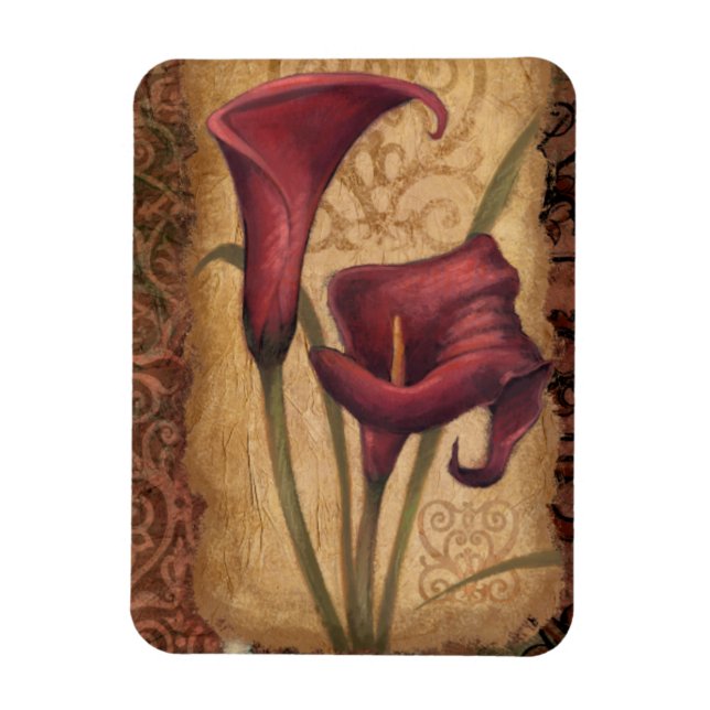 Red Tulips I Magnet (Vertical)