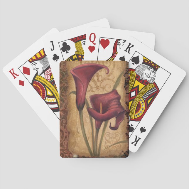 Red Tulips I Playing Cards (Back)
