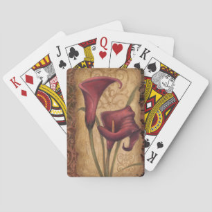 Red Tulips I Playing Cards