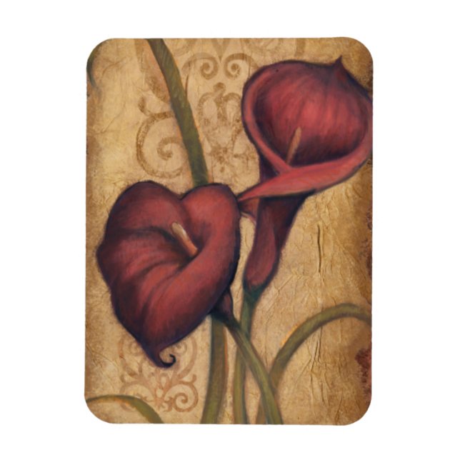 Red Tulips II Magnet (Vertical)