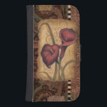 Red Tulips II Samsung S4 Wallet Case<br><div class="desc">© 2013 VIV EISNER| PRODUCED UNDER LICENSE FROM ARTIST,  PUBLISHED AND DISTRIBUTED BY JADEI GRAPHICS,  ALL RIGHTS RESERVED ©2053</div>