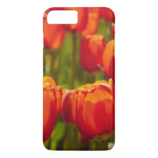 Red tulips photographic print. jigsaw puzzle iPhone 8 plus/7 plus case