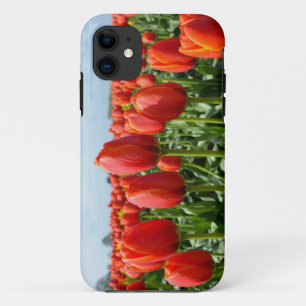 Red tulips print iphone 5 cover