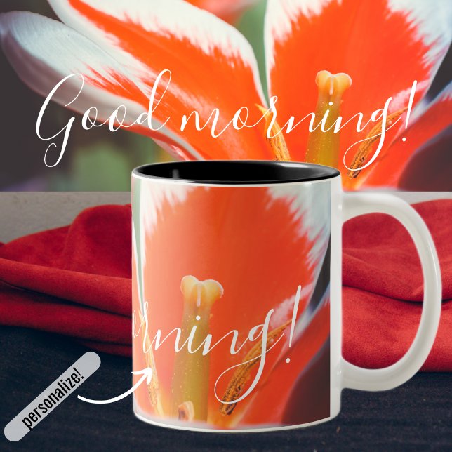 Red tulips Two-Tone coffee mug (Creator Uploaded)