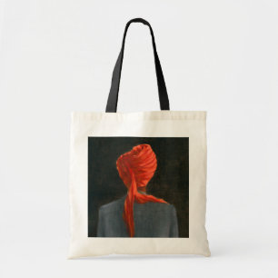 Red turban 2004 tote bag