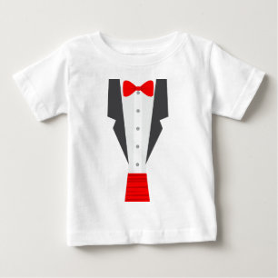 red tux tuxedo baby T-Shirt