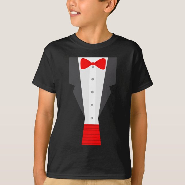 red tux tuxedo T-Shirt (Front)