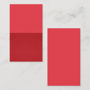 Red Two-Tone Horizontal Business Card – Customise