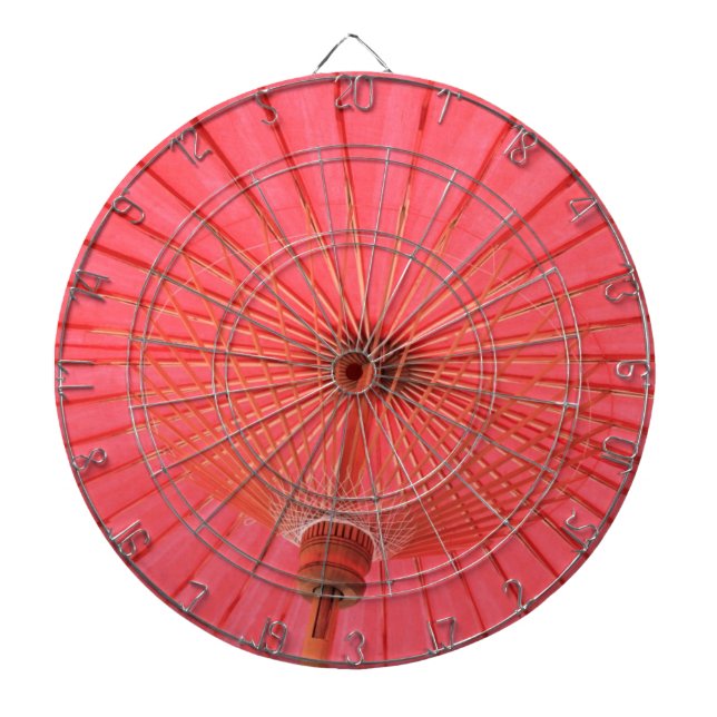 Red umbrella dartboard (Front)