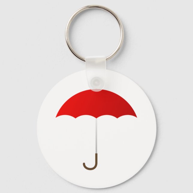 Red Umbrella Key Ring (Front)