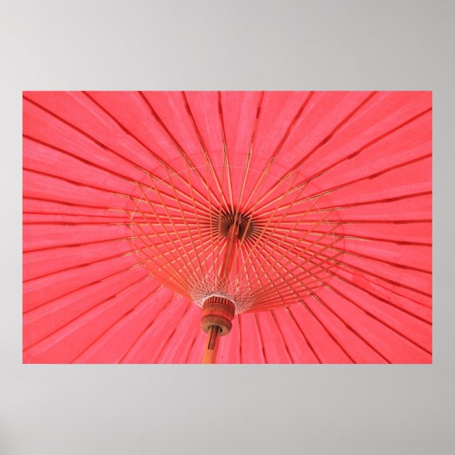 Red umbrella poster (Front)