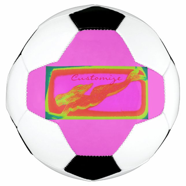 red underwater mermaid football (Front)