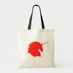 "Red Unicorn Sigil" Tote Bag