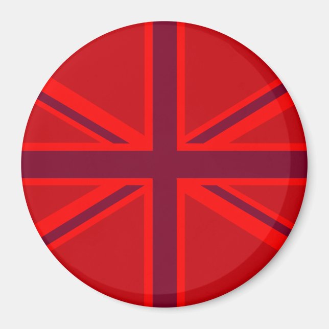Red Union Jack Magnet (Front)