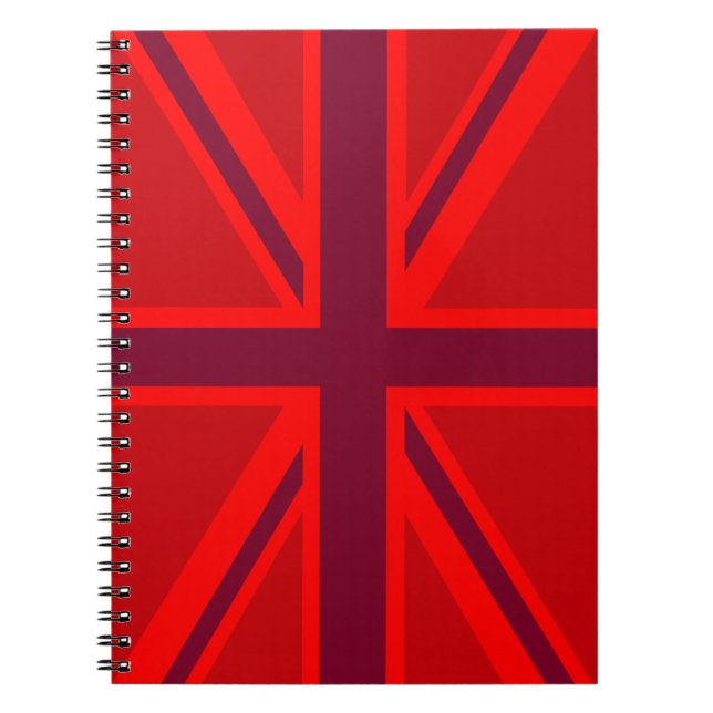 Red Union Jack Notebook (Front)