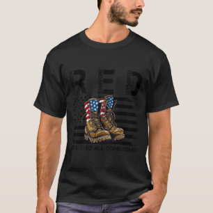 Red until come home fridays military support T-Shirt