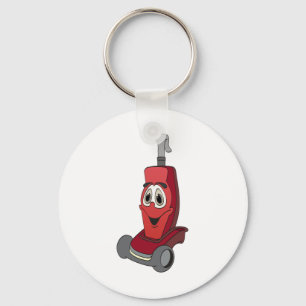 Red Vacuum Cleaner Key Ring