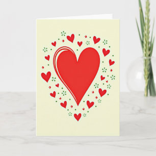 Red Valentine Day Card