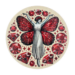 Red Valentine's day Fairy                          Cutting Board