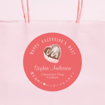 Red Valentine's Day Heart Chocolate Bakery Modern