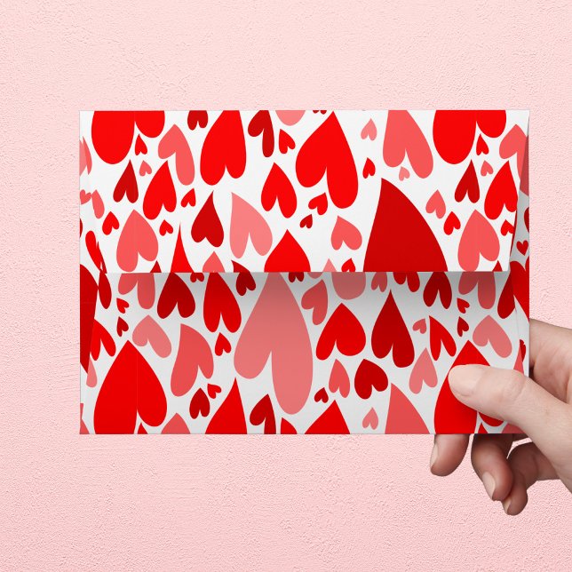 Red Valentine's hearts Envelope (Creator Uploaded)
