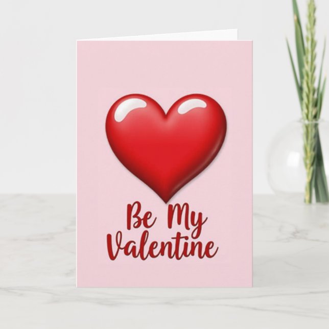 Red Valentines Partner Card (Front)