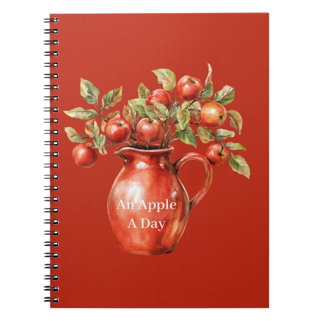 Red Vase Apples Notebook (Front)