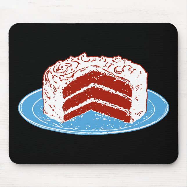 Red Velvet Cake Mouse Mat (Front)