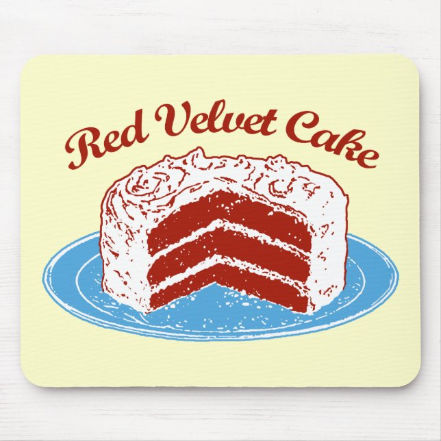 Red Velvet Cake Mouse Mat (Front)