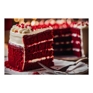 Red Velvet Cake Poster