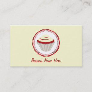 Red Velvet Cupcake Business Card