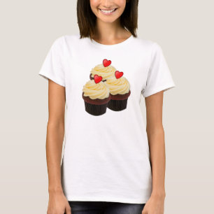 Red velvet cupcakes tee shirt